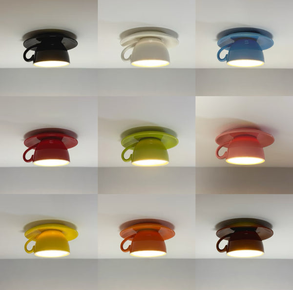 Coffee cup light.
